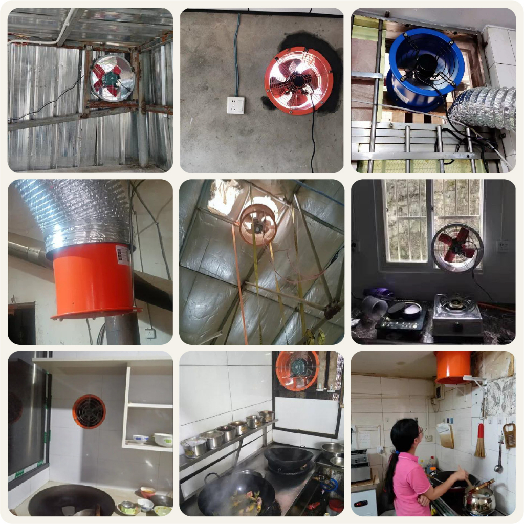 quạt tròn tốc nhanh lắp ở mọi nơi