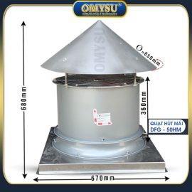 quạt hút mái công nghiệp DFG 50 HM
