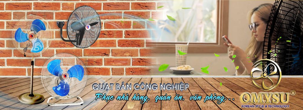 ứng dụng quạt đứng công nghiệp