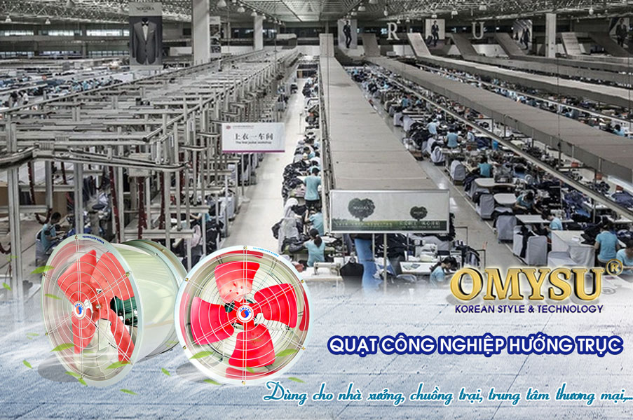 ứng dụng quạt thông gió tròn DFG