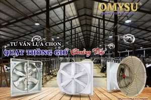 tư vấn lựa chọn quạt thông gió cho chuồng trại