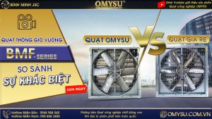 So sánh quạt vuông Omysu và Quạt giá rẻ trên thị trường